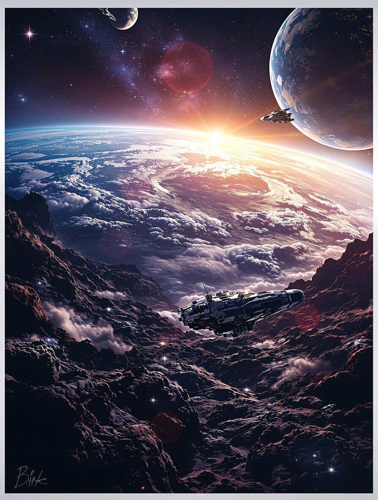驰策影视独家出品《星际归途》高清海报